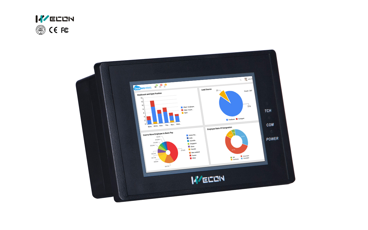 Wecon 4.3 pulgadas estándar: LEVI2043T HMI — imagen 1