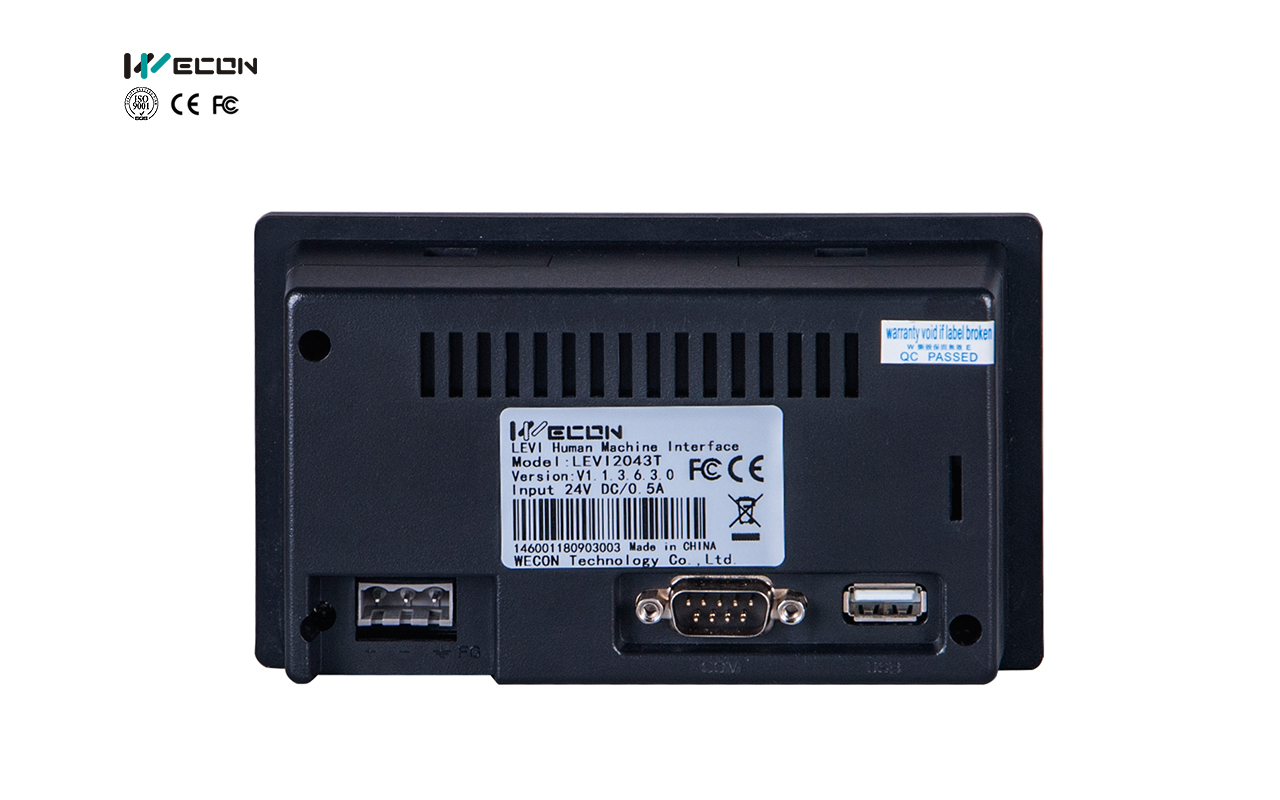 Wecon 4.3 pulgadas estándar: LEVI2043T HMI — imagen 3