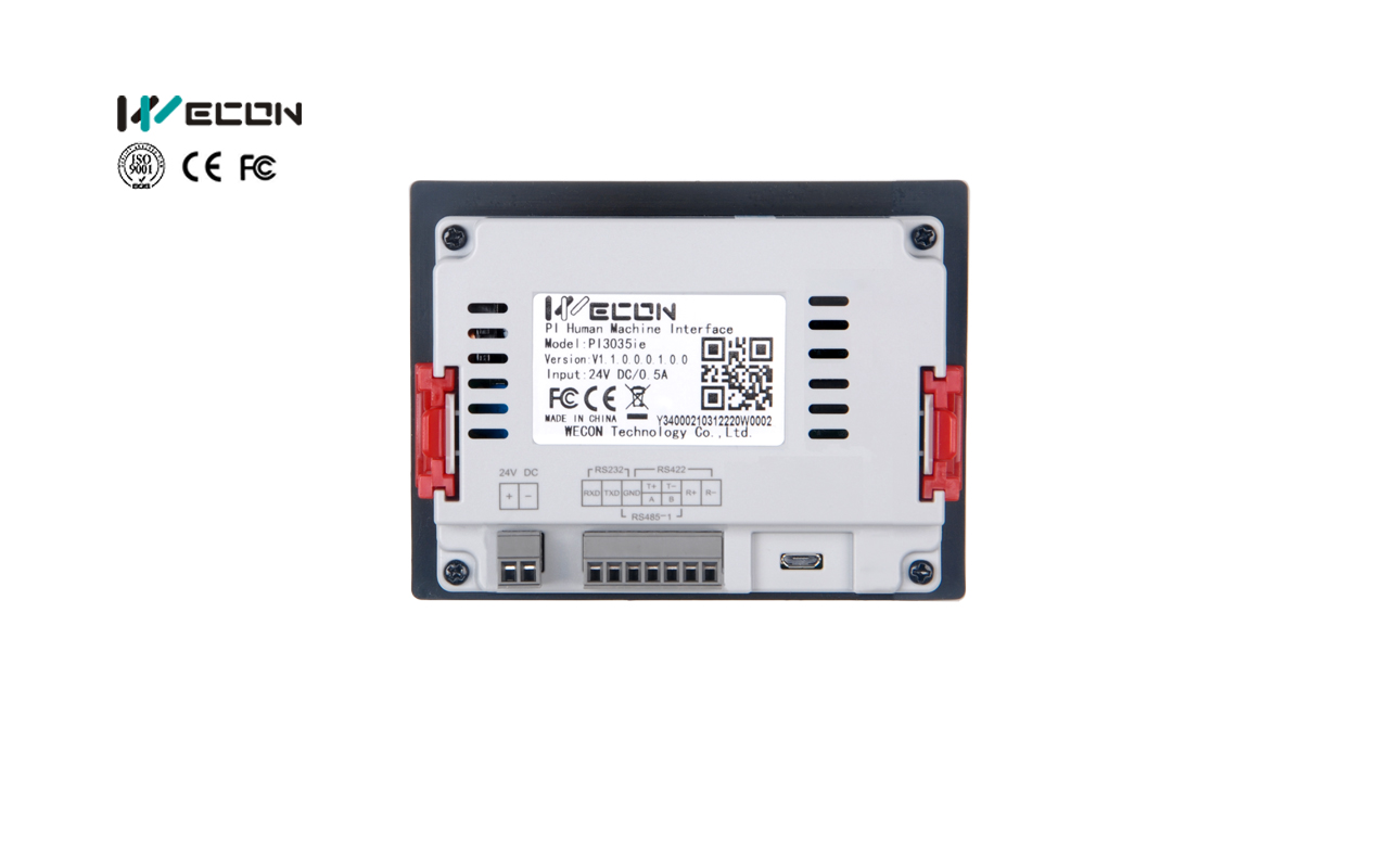 Wecon HMI 3.5" serie PI3000ie - PI3035ie — imagen 2