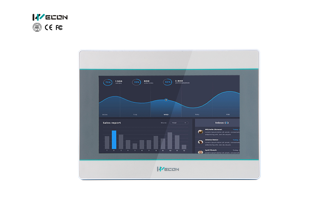 Wecon HMI 10.2" serie PI3000i - PI3102i — imagen 1